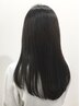 【カットが要らない方へ/美髪矯正】縮毛矯正＋2剤式トリートメント