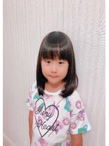 ステラ 南花畑店&nbsp;女の子キッズカット☆ふんわりセミロング