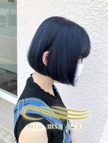ミウミウヘア(miu miu hair)&nbsp;Blue Black ミニBOB