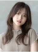 大人かわいい/小顔/ミディアムレイヤー/20代30代40代