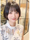大人可愛い30代40代50代◎大人ナチュラルレイヤーショートボブ