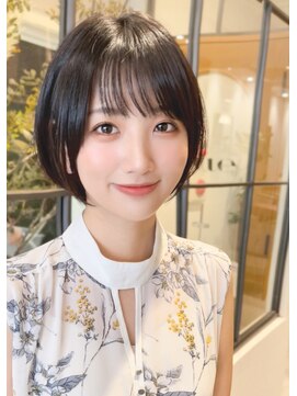 ルエ(rue) 大人可愛い30代40代50代◎大人ナチュラルレイヤーショートボブ