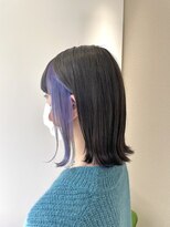 ジプソ(Gypso Hair salon) 【 ブルーラベンダー × ダークグレージュ 】