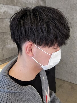 ニアウ 伊勢崎連取店(Niau) 刈り上げショートマッシュナチュラル波巻きツイストスパイラル