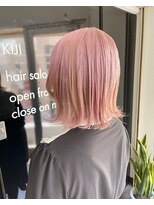 キジ(KIJI)&nbsp;★ホワイトピンク×外国人風カラー★詳細はブログまで