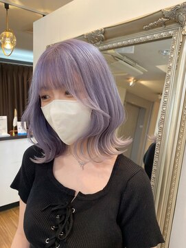 アンククロス 青山店(ANKH CROSS) 《韓国ヘア》ラベンダーカラー（天水悠斗）