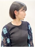 【松戸　石山】耳かけコンパクトボブあごラインミニボブ