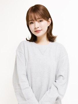 オンク 新宿(onk) 黒髪/グレーベージュ/レイヤーロング/前髪パーマ[新宿駅]