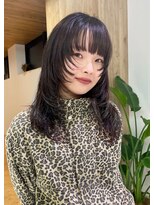 ディーン 岡崎店(DEAN) レイヤーカットダブルカラーインナーカラーケアブリーチ