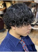 波巻きスパイラルパーマツイストスパイラルパーマウルフパーマ