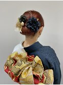 成人式まとめ髪　【自由が丘】/30代40代50代/ニュアンスカラー
