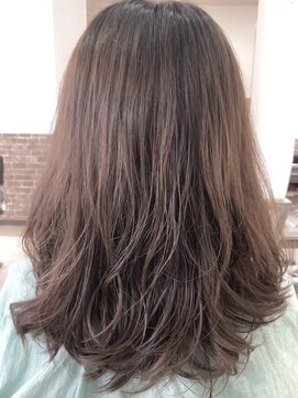 カットハウス はさみの部屋 セミロング/レイヤー/縮毛デジパ/ランダムパーマ/前髪あり