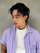 ガーデンヨコハマエスト(GARDEN YOKOHAMA est)&nbsp;ハイライト　ミディアム　　ウルフ　パーマ