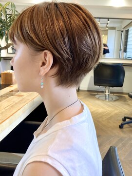 ファイブシーン アオヤマ(5SCENE AOYAMA) ショートパーマショートカット前髪あり前髪なし20代30代40代