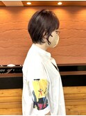 自然な丸みショートボブ