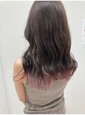 裾カラー×ピンク×ブラウン×上大岡駅近く
