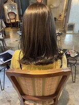 髪質改善と縮毛矯正の専門店 サンティエ(scintiller)&nbsp;オリーブグレージュ