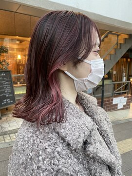 エトラ 渋谷店(etora) チェリーピンクハイライト