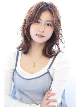 ヘアリゾート バレンタイン(hair+resort valentine) 20代30代40代/大人かわいい/外はねミディ
