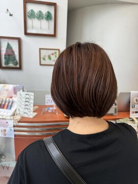 エイムコーゾー美容室(AiM KOZO) 丸みボブ/Ju