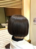 艶つや丸みボブ/大人なミニボブ30代40代