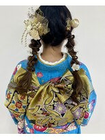 コアフィールドマサコ 小松島店(COIFFURE de MASAKO) 成人式ヘア☆編み下ろしツインテール
