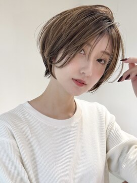 ロンドエニカ 大宮(Lond enika) ウェーブミディアム似合わせカットメルティカラーショート/大宮