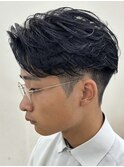 《初めてのパーマにも◎》フェザーパーマで軽やかな動きを◎京都