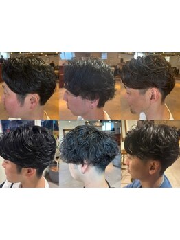 もちのよいパーマスタイルが人気◎学生さん～ビジネスマンの方までシーンに合わせてご提案します。