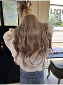 #プルエクステ#ハイトーンカラー#髪質改善トリートメント