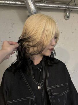 ノラキチジョウジ(NORA KICHIJOJI) ルーツカラーエンドカラーグラデーションカラーブリーチ