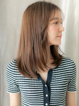 カバーヘア イヴ 戸頭店(COVER HAIR EVE) ミルクティーアッシュ美髪艶感エアーストレートY戸頭30代40代