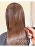 【髪質改善TR付】オーガニックヘアカラー＋女性目線のデザインカット  ￥9980
