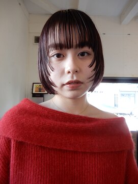 デンヘアデザイン(DEN hair design) 大人でラブリーなボブ