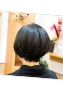ふんわりボブに極上ヘアエステで潤いアップ♪