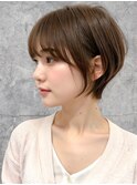 軽やか耳かけコンパクトボブ