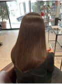 くすみベージュ　ニュアンスカラー　透明感カラー