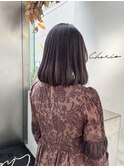 内巻きミディアムラベンダーグレー◎