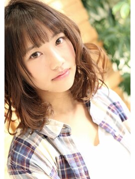 リシェル(RICHEL) ウェーブヘア　簡単スタイリング　小顔ヘア