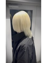 ポプルス(popls)&nbsp;メンズウルフ/中性ウルフ/ホワイトブロンド/