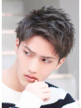 フィフス 神南(fifth) 渋谷メンズスパイキーショート緩めピンツイストスパイラルパーマ