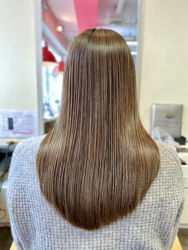 オジョマノ(OjOmano) 〈k9〉大人ショートハイライト髪質改善キッズカット前髪30代40代