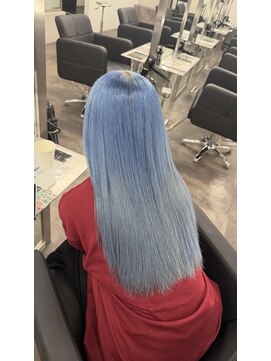 スノットバイガルテ(SNOT by GARTE) ブリーチカラー/ペールブルー/グラデーション