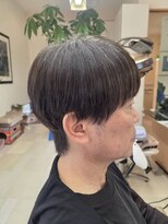 グラムゼロ&nbsp;メンズのナチュラルツーブロックスタイル