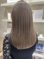 シベル(sibell)&nbsp;＊ブリーチWカラーダブルカラーロングレイヤーオリーブベージュ