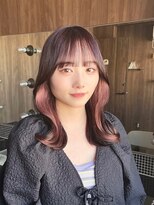 hyon myon/RISEbyREVO 綾瀬店【ヒョンミョン】&nbsp;ハッシュカット/デザインカラー/グレージュ[綾瀬駅/韓国ヘア]