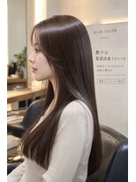 ネイヴスヘアー 香椎照葉店(Neivs Hair)&nbsp;自然なツヤ感 髪質改善ストレートロング