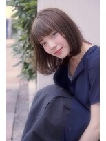 ラルジュ(large)&nbsp;【large】お手入れ簡単ワンカール ボブ/結べるボブ《小椋　亮》