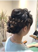 【katachi byAnge】　編み込みアレンジ