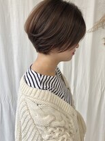 ツイギー 伊賀上ビル店(TWiGGY)&nbsp;襟足スッキリめのコンパクトショートボブ。
